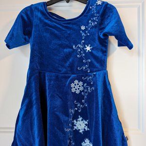 Frozen Fractals Velour Dress
